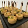 Pour finir un repas d'un grand menu d'exception, le chef vous propose un cheesecakes au panais et citron vert.