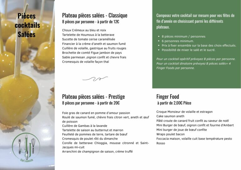 Lire la suite à propos de l’article  Les fêtes approchent ! Découvrez mes créations gourmandes pour sublimer vos repas 